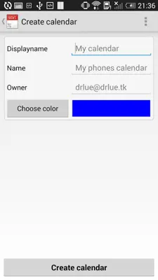 iCal Import/Export 2.4 android App screenshot 1