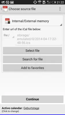 iCal Import/Export 2.4 android App screenshot 6